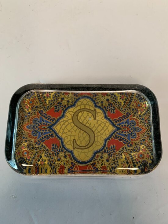 Punch Studio Other - Punch Studio Solid Glass Paperweight Gold Foiled Embossed "S" Monogram